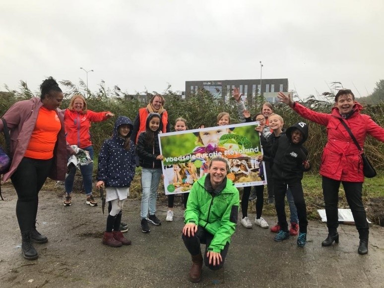 Foto van de lancering van Flevolandse Voedsellessen in Almere